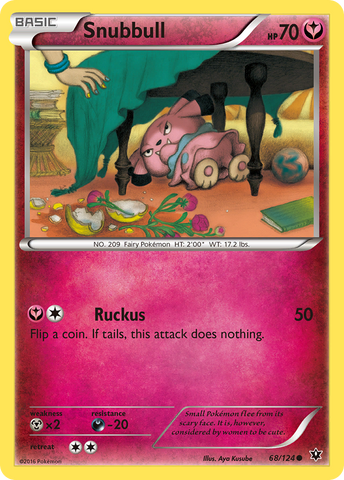 Snubbull (68/124) [XY : Les destins entrent en collision] 