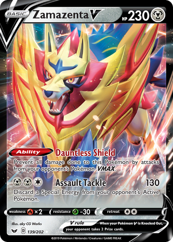 Zamazenta V (139/202) [Épée et bouclier : ensemble de base] 