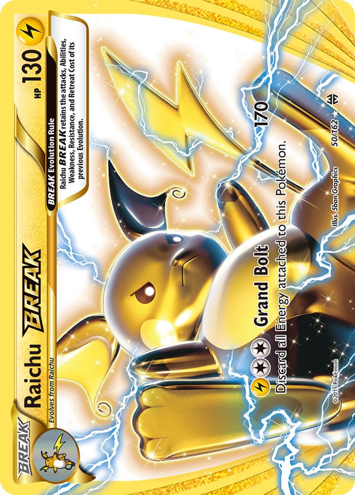 Raichu BREAK (50/162) [XY : PERCÉE] 