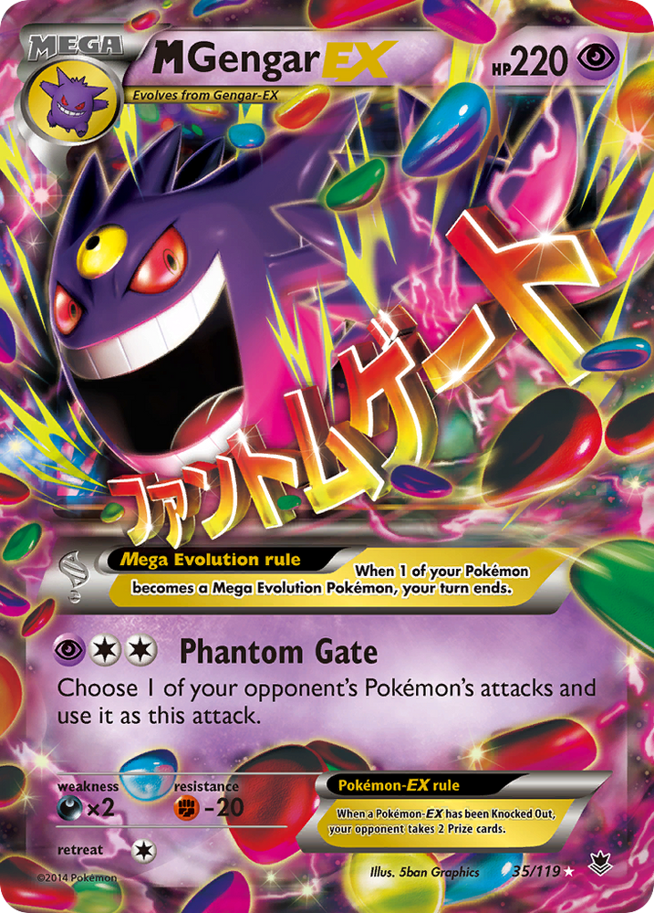 M Gengar EX (35/119) [XY : Forces fantômes] 