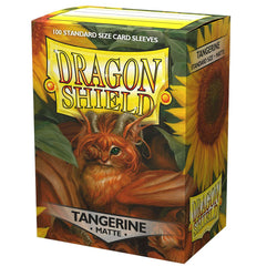 Dragon Shield : Pochettes standard 100 ct – Mandarine (mat) 