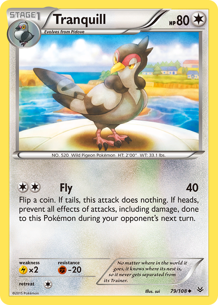 Tranquille (79/108) [XY : Ciel rugissant] 