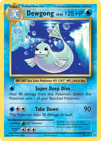 Dewgong (29/108) [XY : Evolutions] 