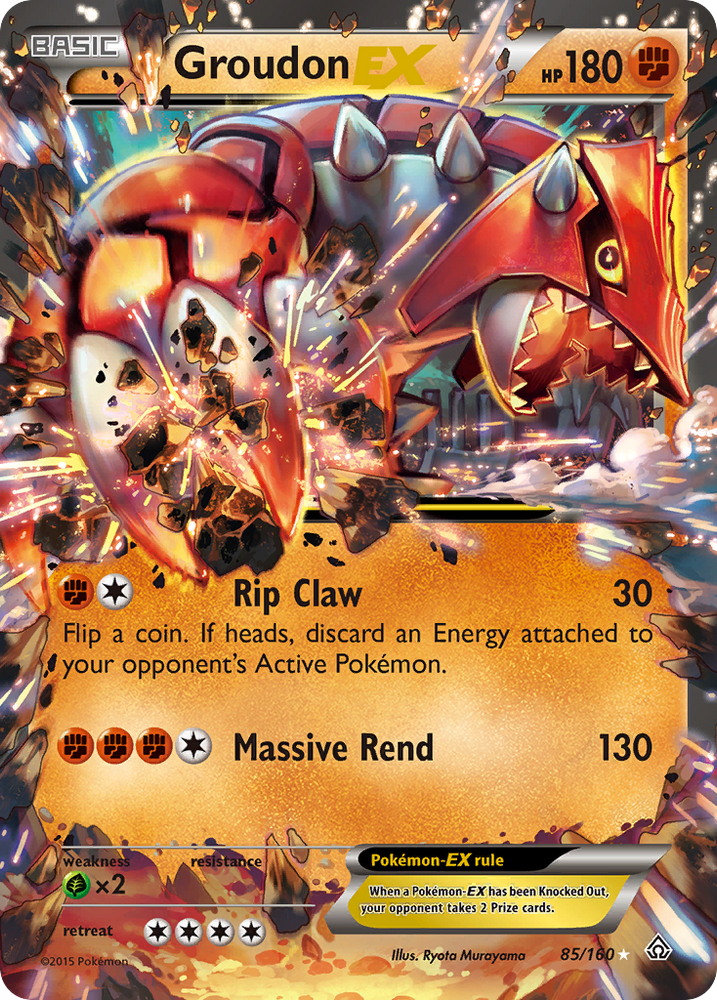 Groudon EX (85/160) [XY : Primal Clash] 