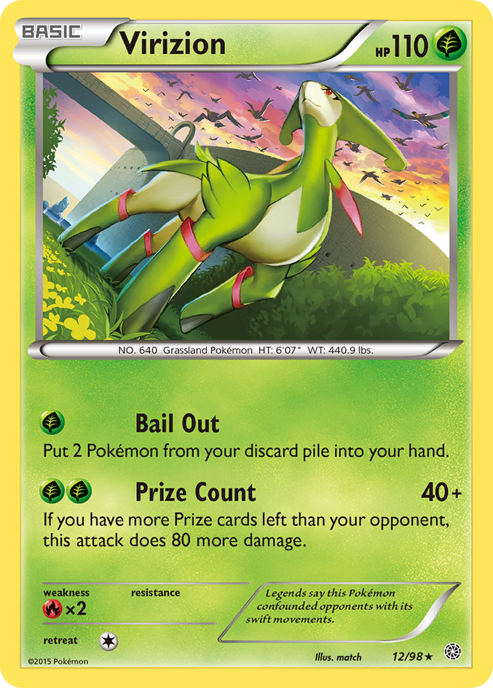 Virizion (12/98) [XY : Origines anciennes] 