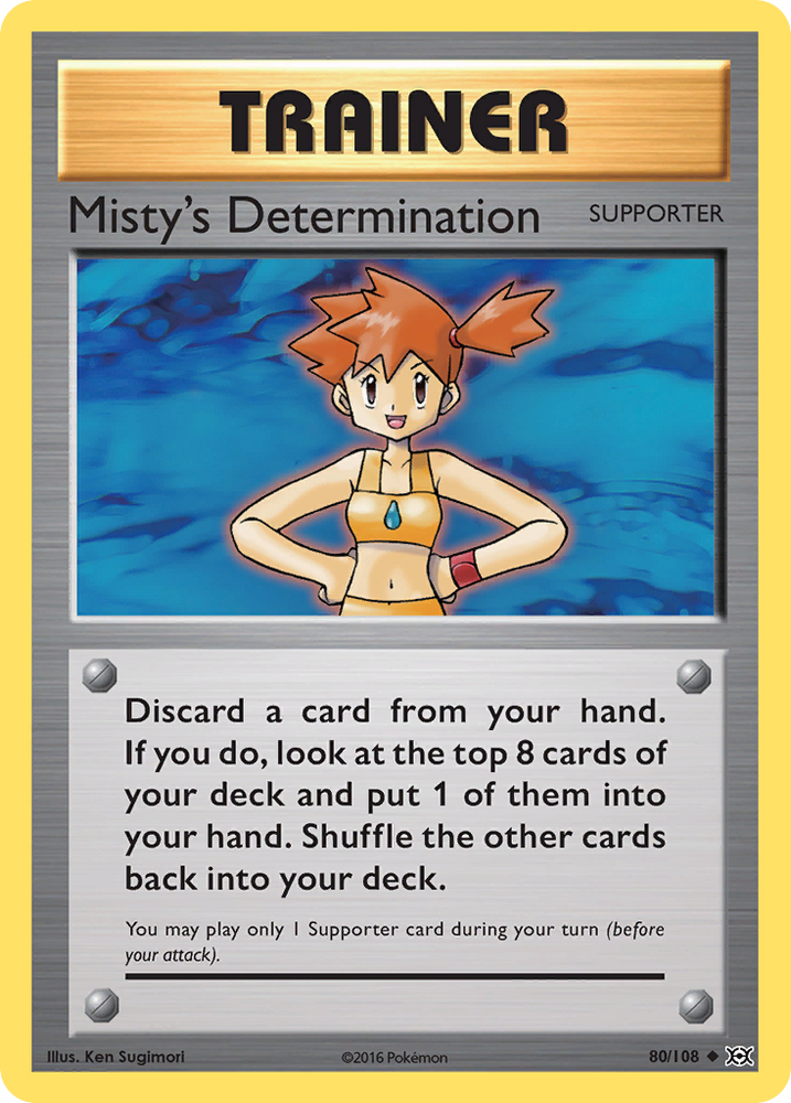 Détermination de Misty (80/108) [XY : Evolutions] 