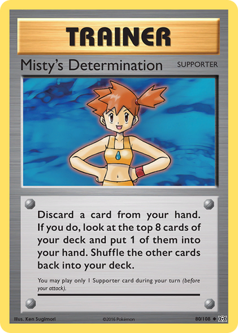 Détermination de Misty (80/108) [XY : Evolutions] 