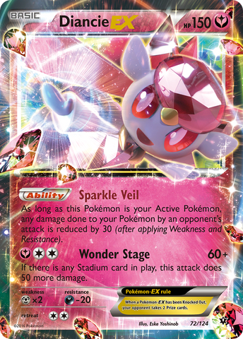 Diancie EX (72/124) [XY : Collision des destins] 