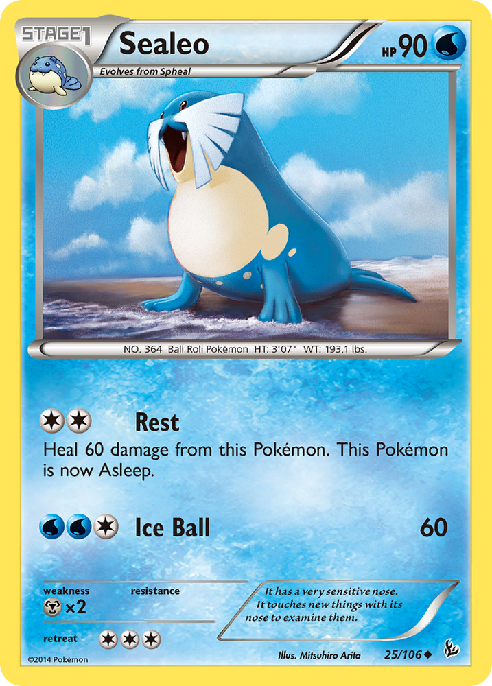 Sealeo (25/106) [XY : Flashfire] 