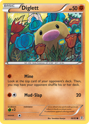 Diglett (38/83) [XY : Générations] 