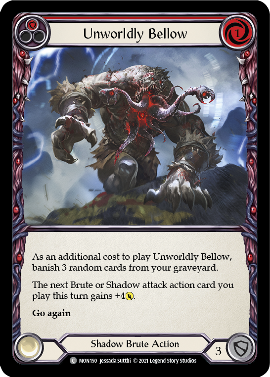 Unworldly Bellow (Rouge) [MON150] (Monarch) 1ère édition Normal 