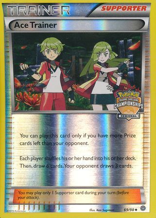 Ace Trainer (69/98) (Promo du championnat régional) [XY : Ancient Origins] 