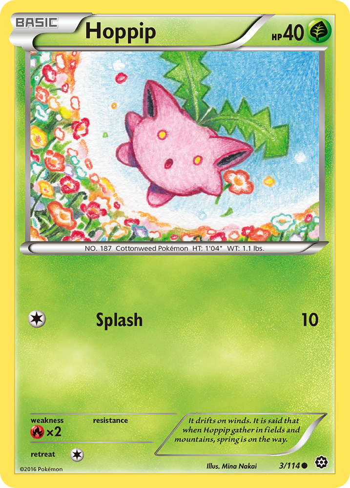 Hoppip (3/114) [XY : Siège à vapeur] 