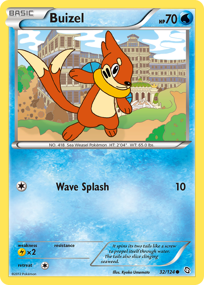 Buizel (32/124) [Noir et Blanc : Dragons Exaltés] 