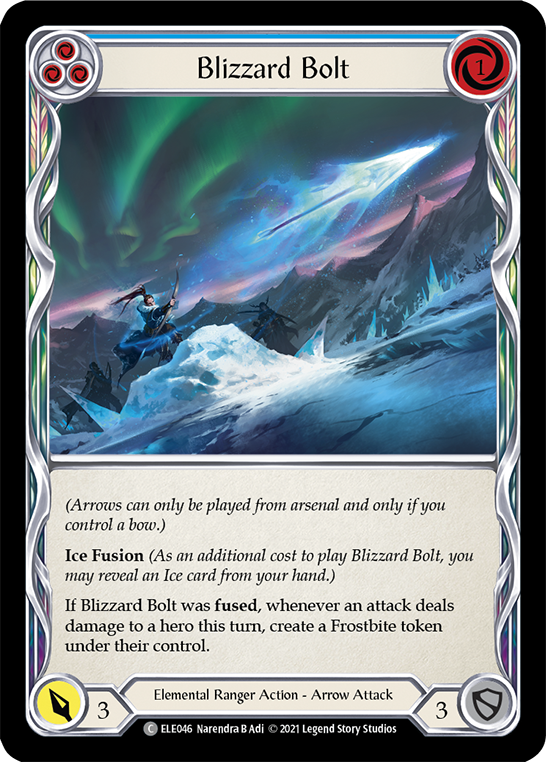 Blizzard Bolt (Bleu) [ELE046] (Tales of Aria) 1ère édition Normal 