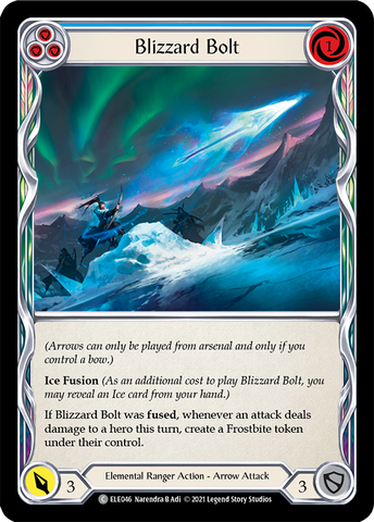 Blizzard Bolt (Bleu) [ELE046] (Tales of Aria) 1ère édition Normal 