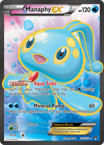 Manaphy EX (116/122) [XY : point de rupture] 