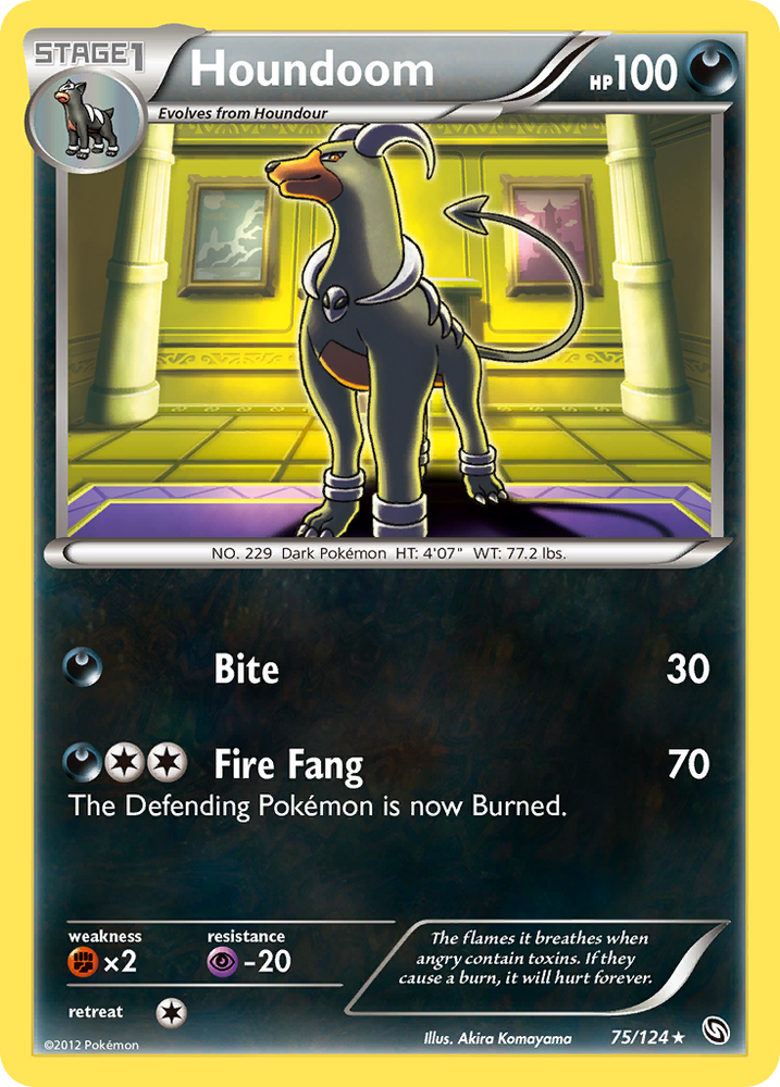 Houndoom (75/124) [Noir et Blanc : Dragons Exaltés] 