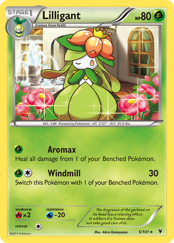 Lilligant (5/101) [Noir et blanc : Nobles victoires] 