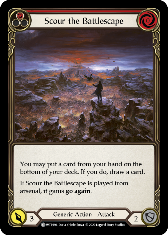 Parcourez le Battlescape (Rouge) [U-WTR194] (Bienvenue chez Rathe Unlimited) Rainbow Foil illimité 