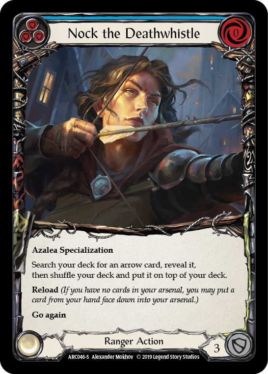 Nock the Deathwhistle [ARC046-S] (Arcane Rising) 1ère édition Rainbow Foil 