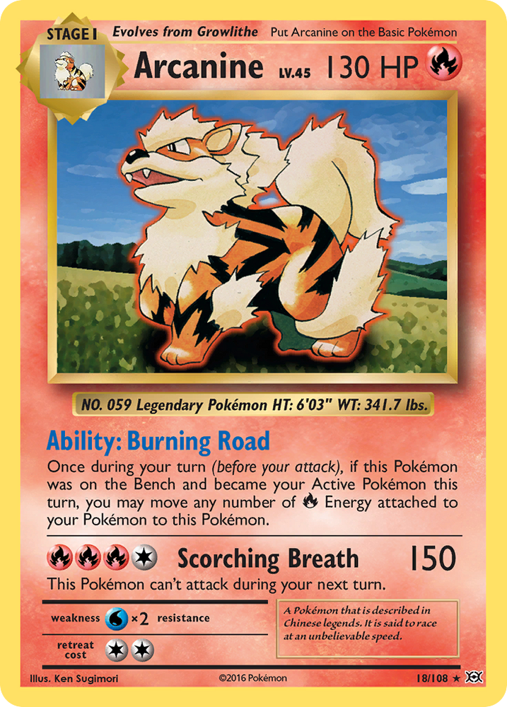 Arcanin (18/108) [XY : Evolutions] 