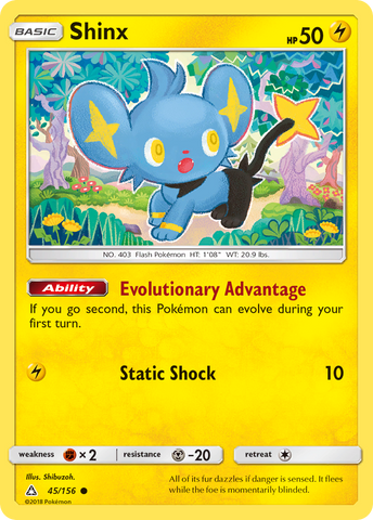 Shinx (45/156) [Soleil et Lune : Ultra Prisme] 