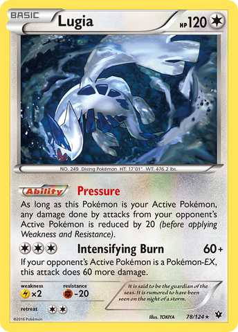 Lugia (78/124) [XY : Collision des destins] 