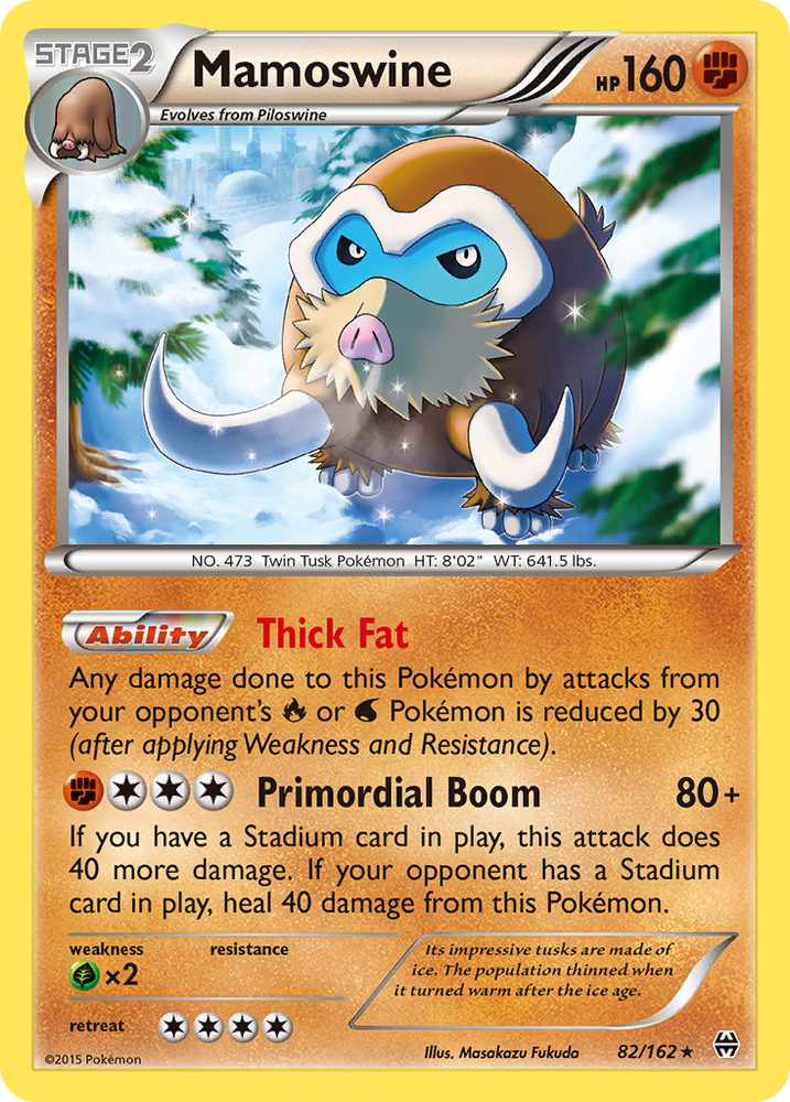 Mamoswine (82/162) [XY : PERCÉE] 