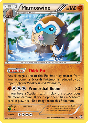 Mamoswine (82/162) [XY : PERCÉE] 