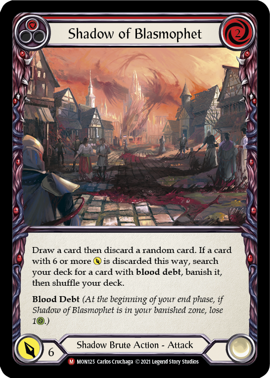 Shadow of Blasmophet [MON125-RF] (Monarch) 1ère édition Rainbow Foil 