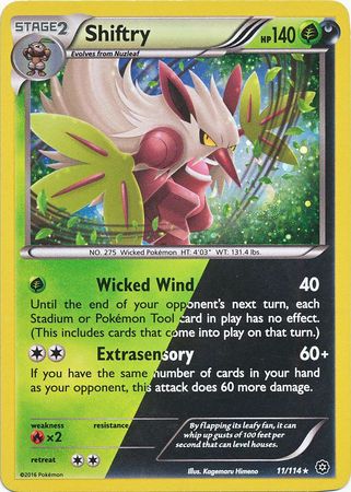 Shiftry (11/114) (Cosmos Holo) [XY : Siège à vapeur] 