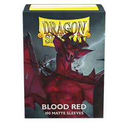 Dragon Shield : Pochettes standard 100 ct – Rouge sang (mat) 