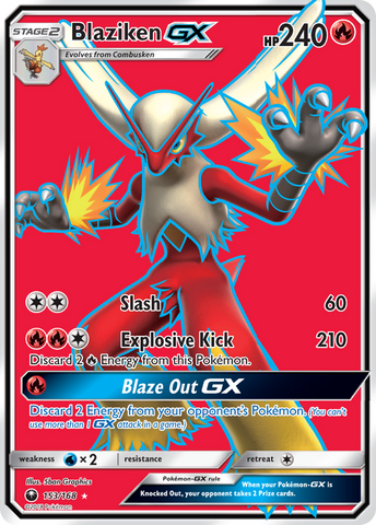 Blaziken GX (153/168) [Soleil et Lune : Tempête céleste] 