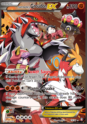 Ex Groudon de la Team Magma (15/34) [XY : Double Crise] 