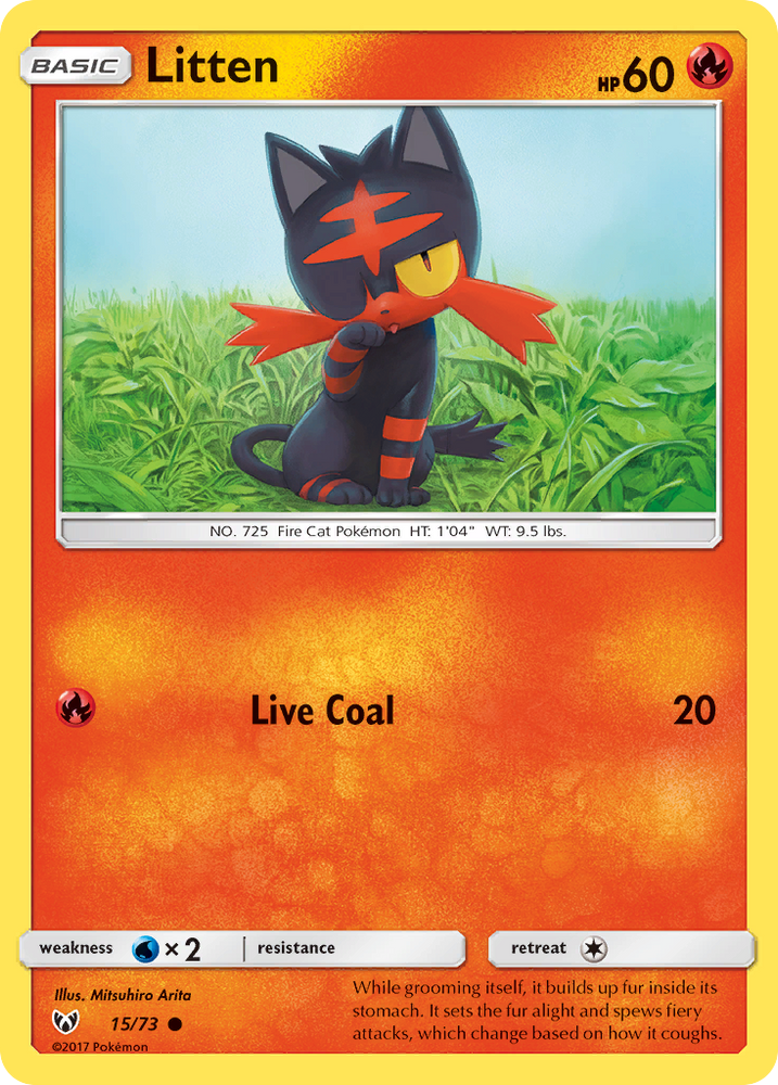 Litten (15/73) [Soleil et Lune : Légendes brillantes] 