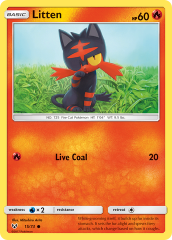 Litten (15/73) [Soleil et Lune : Légendes brillantes] 