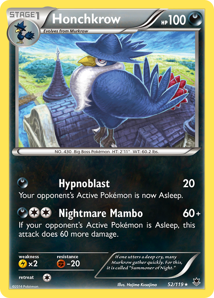 Honchkrow (52/119) [XY : Forces fantômes] 