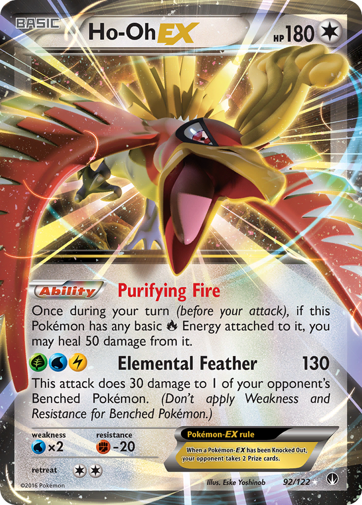 Ho-Oh EX (92/122) [XY : point de rupture] 