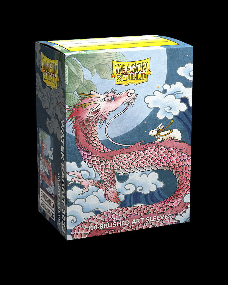 Dragon Shield: Standard 100ct Brushed Art Sleeves - Water Rabbit (2023)