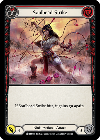 Soulbead Strike (Rouge) [CRU066] (Crucible of War) 1ère édition Rainbow Foil 