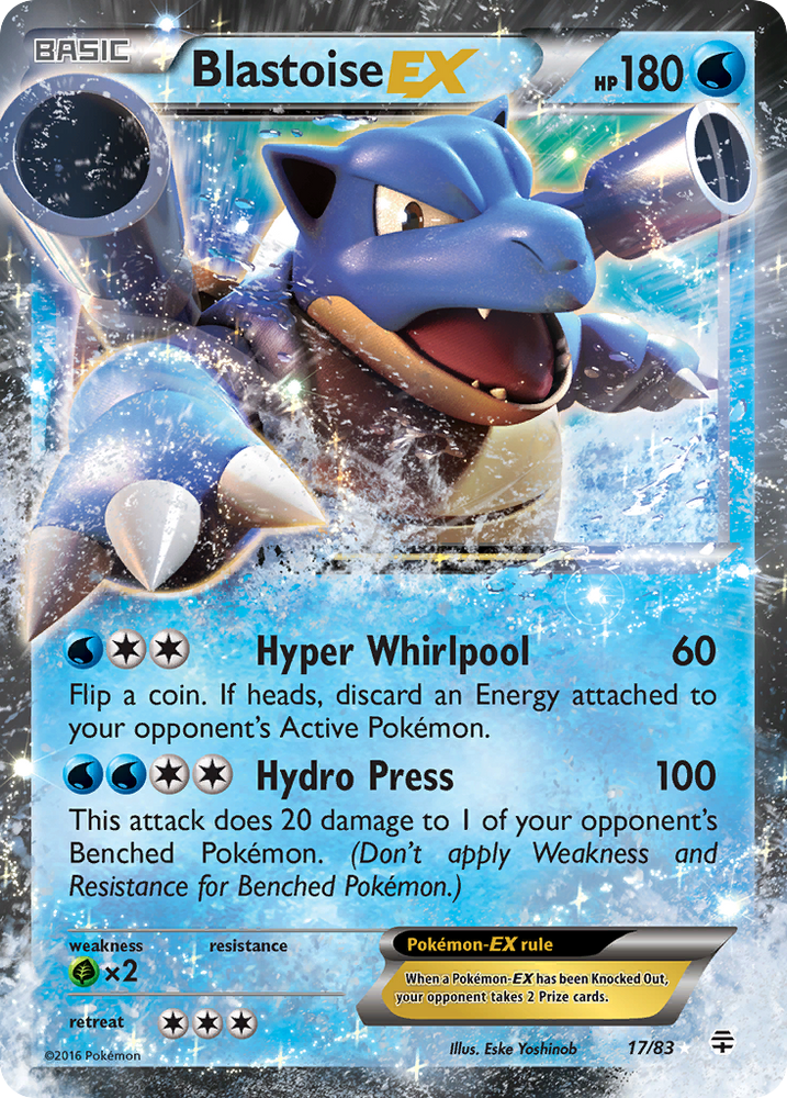 Blastoise EX (17/83) [XY : Générations] 