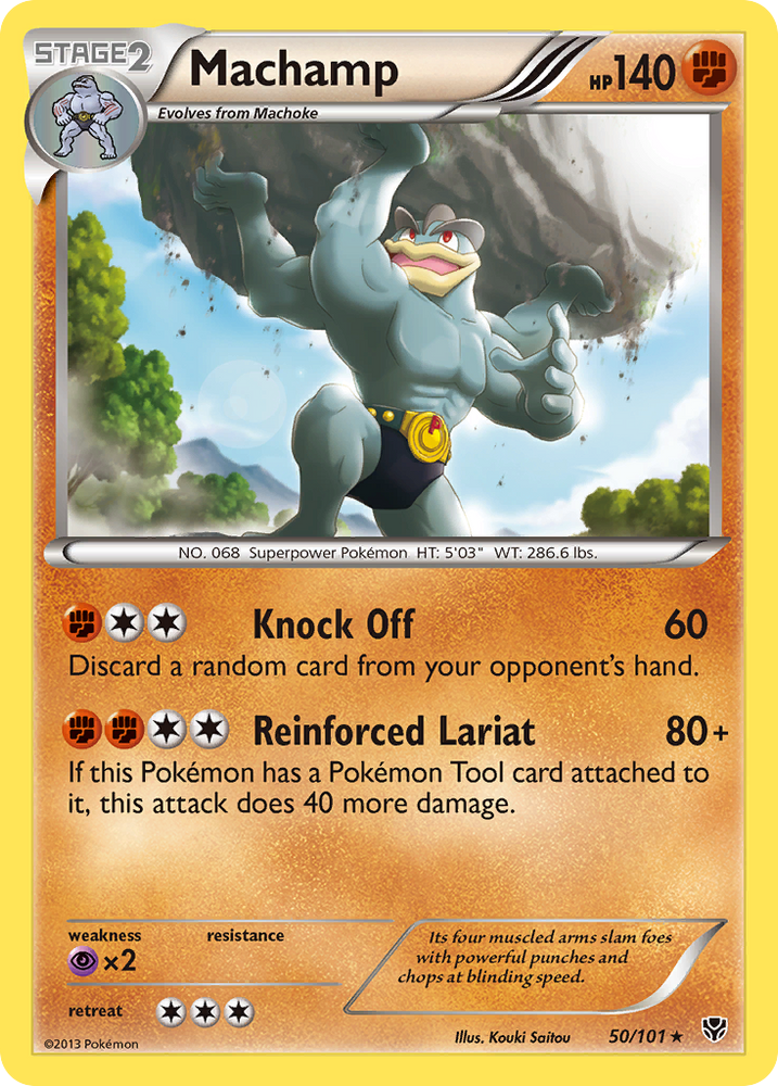 Machamp (50/101) [Noir et blanc : explosion de plasma] 