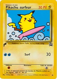 Pikachu (28) (Surf) [Promos de la collection Pikachu World] 