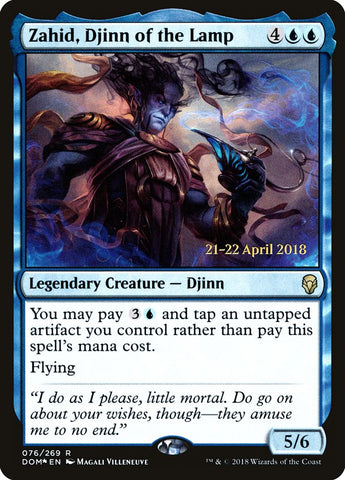 Zahid, Djinn de la Lampe [Promos Avant-première de Dominaria] 