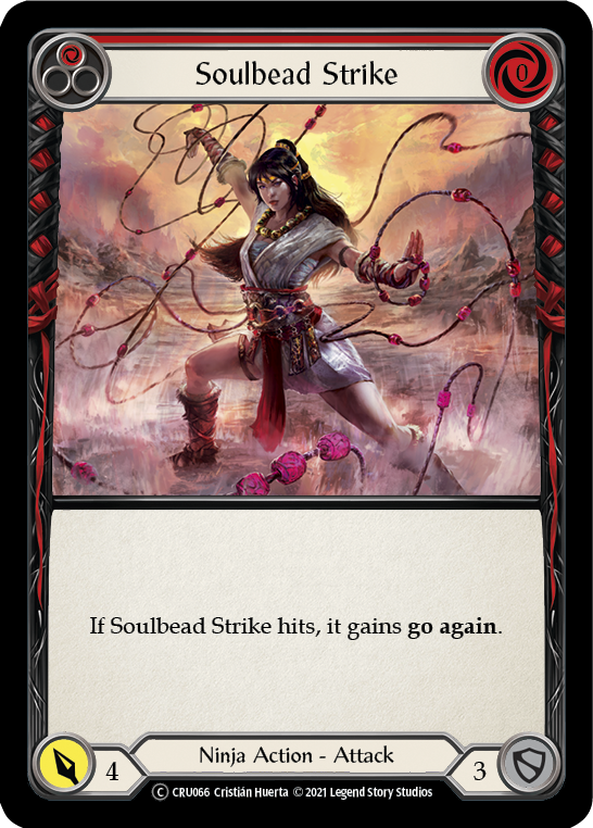 Soulbead Strike (Rouge) [U-CRU066] (Crucible of War Unlimited) Illimité Normal 