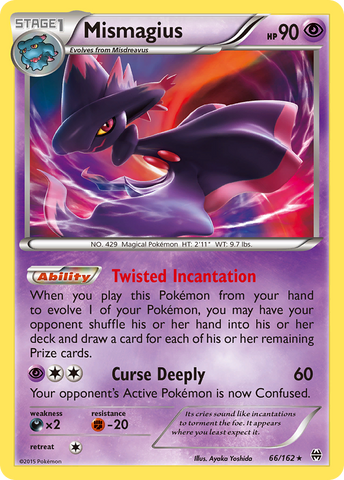 Mismagius (66/162) [XY : PERCÉE] 