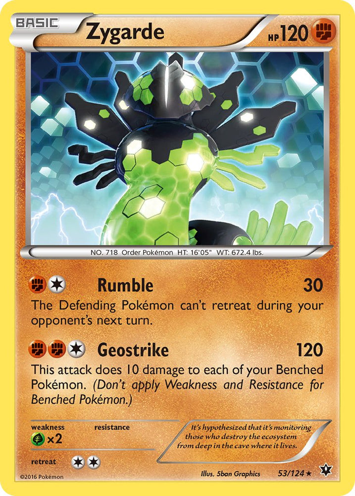 Zygarde (53/124) (Deck thématique exclusif) [XY : Fates Collide] 