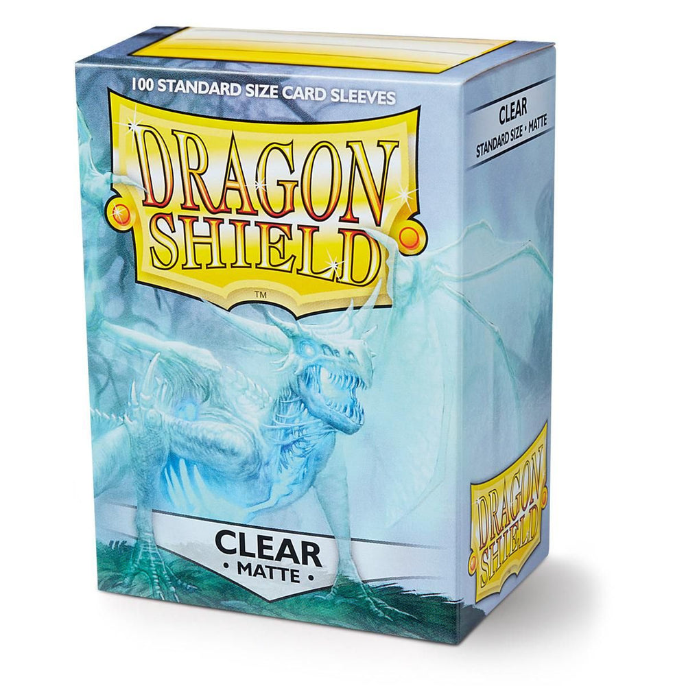 Dragon Shield : Pochettes standard 100 ct – Transparentes (mates) 