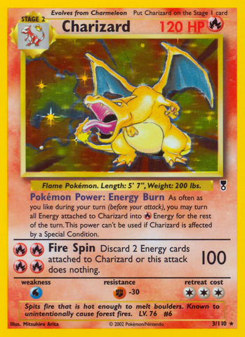 Charizard (3/110) (Thème Deck Exclusif) [Collection Légendaire] 